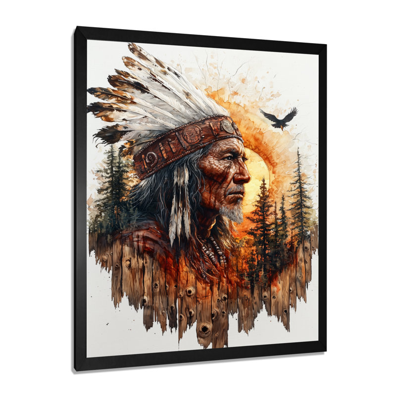 Geriet - People, art mural sur toile, Impression d'un seul cadre photo, Noir, H 20 po x l 12 po