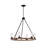Nishimura 27" W 6-Light Wagon Wheel Chandelier 