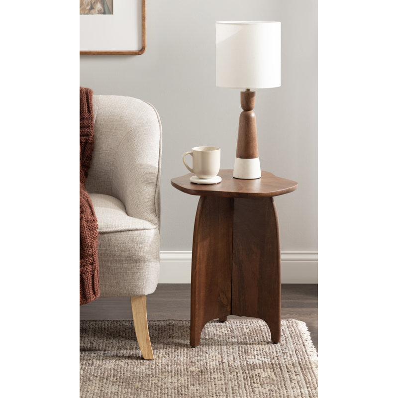 Table d'appoint Kanna Wavy, H 21 po x l 16 po x P 16 po