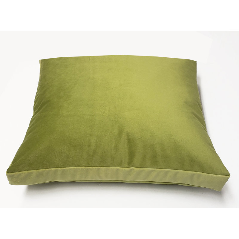Edie@Home Luxe Decorative Velvet Throw Pillow, Kiwi
