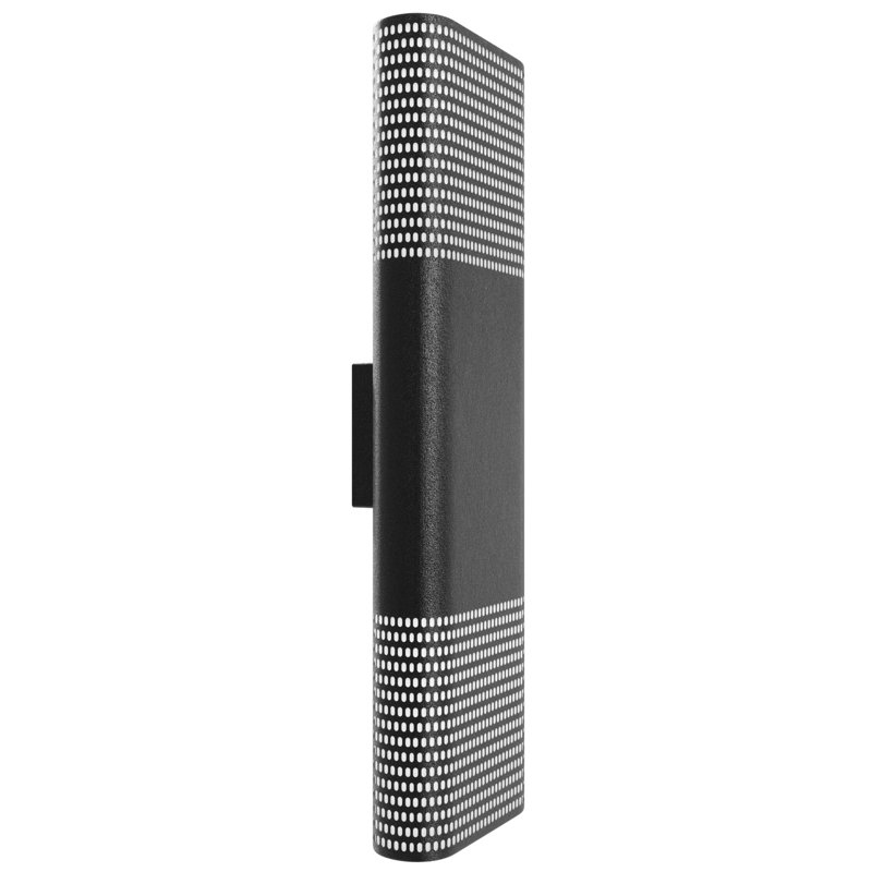 Avenue Outdoor Black Wall Sconce, 24" H x 6" W x 3" D