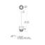 Rumbaugh 1 - Light Chrome Crystal Pendant