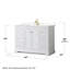 Ensemble de meuble-lavabo simple 48 po Avery-51978239-51712062-51712061