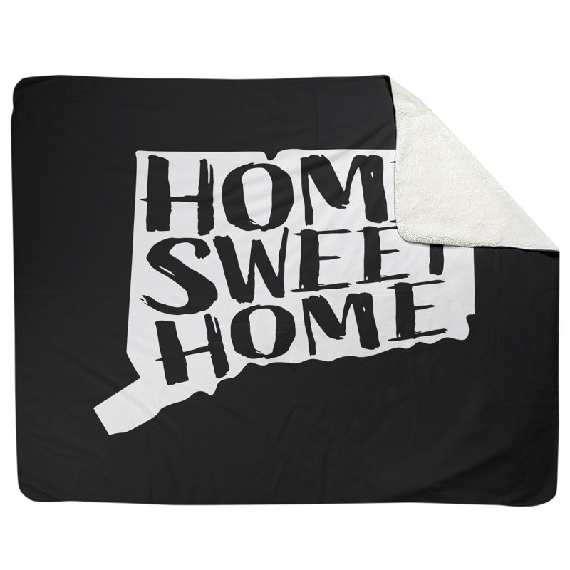 Jeté en polaires pour connecticut home, l 52,5 po x L 62,5 po, Noir