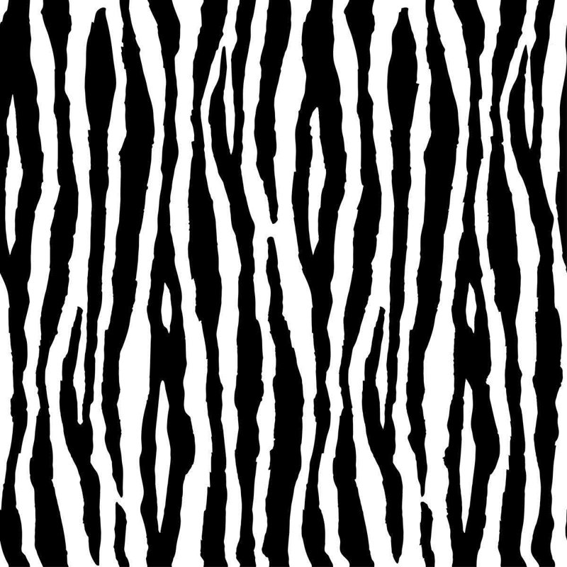 Animal Print Zebra Peel & Stick Wallpaper N04284