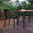 Merrymount Modern Commercial Grade 2 Slat Indoor/Outdoor Steel Dining Chair-1638319375-1675467939