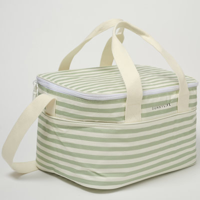 Light Cooler: Bag - Sea Sage Stripe