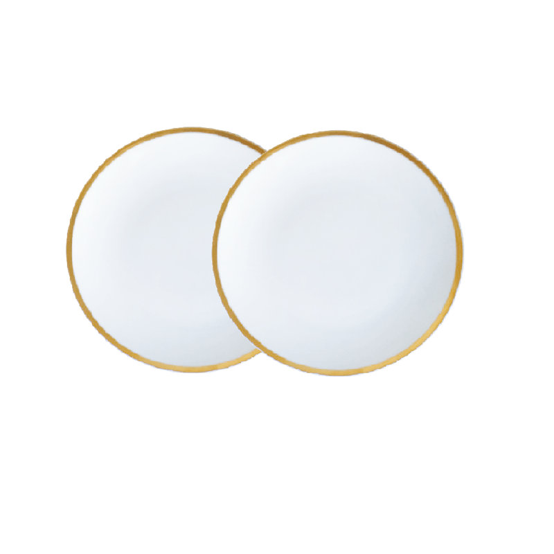 Golden Edge 6" Appetizer Plate