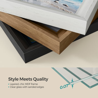 Cadres pour photos avec 6 tapis muraux
