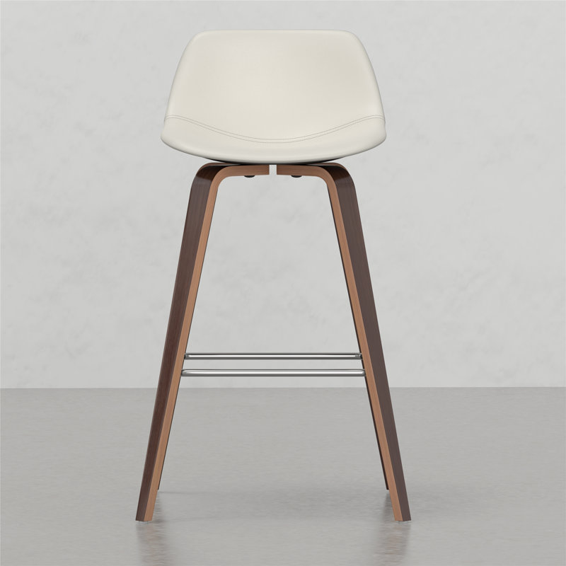 2 pièces, tabouret de bar rembourré avec dossier incurvé.