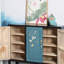 Armoire à chaussures en bois camphre classique