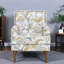 Chaises d'appoint de confort, style campagnard floral en tissu de bois pour la maison