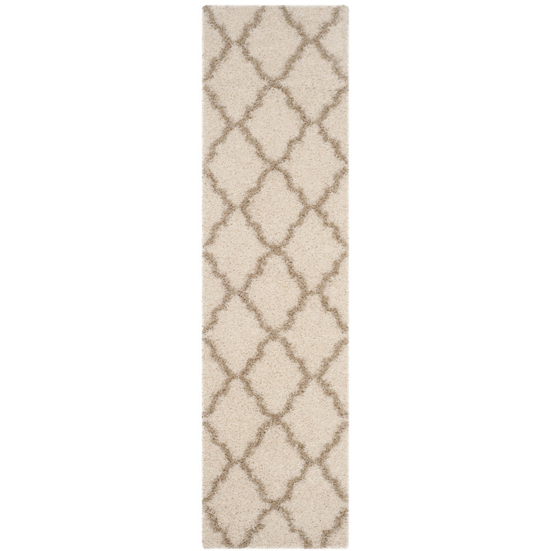 Alonnah Sgd-Dallas Shag Performance Geometric Rug, Runner 2'3" x 12'