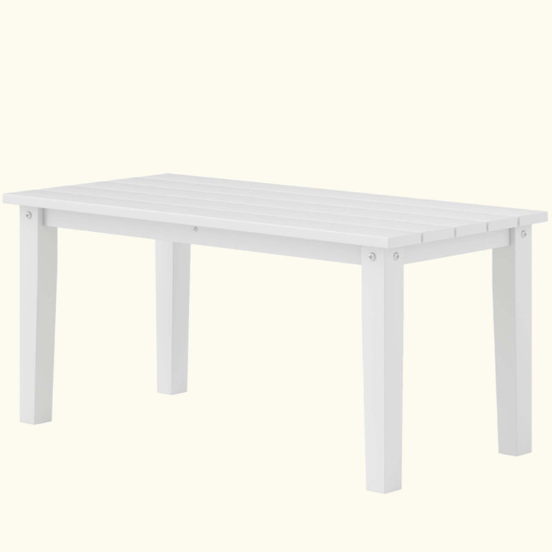 Table d'extérieur, table basse d'extérieur, Blanc