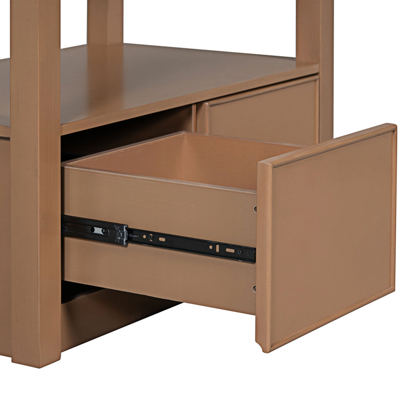 29.4'' Single Bathroom Vanity Base Only, Brown