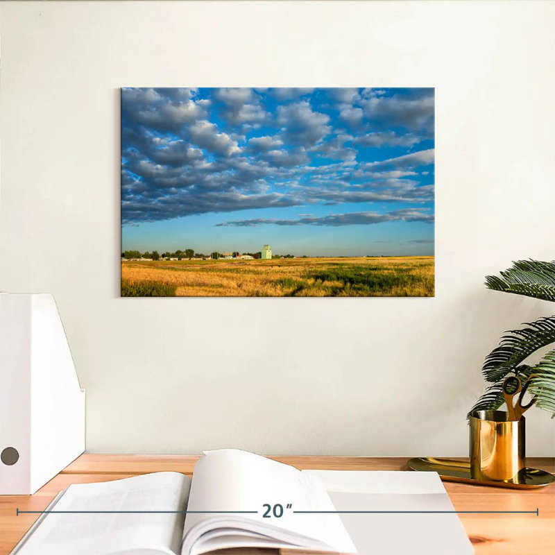 Alvord Alberta Stavely Prairie Landscape, H 8 po x l 12 po