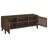 Mahala 2-door Engineered Wood 60" TV Stand Dark Pine