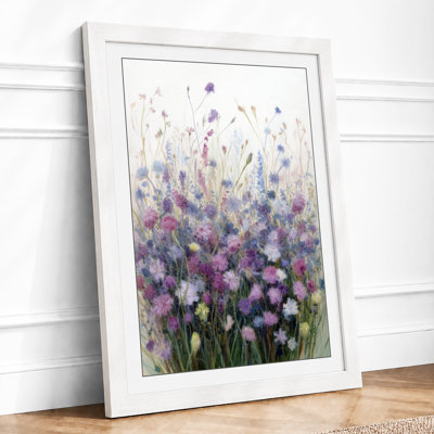 Lavender Meadow Botanical - Framed Print