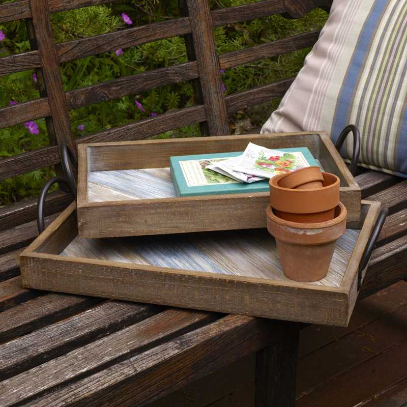 Elements Metal Tray - Set of 2