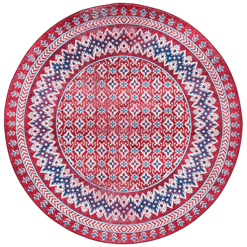 Brentwood Performance Oriental Rug, Round 6'7"