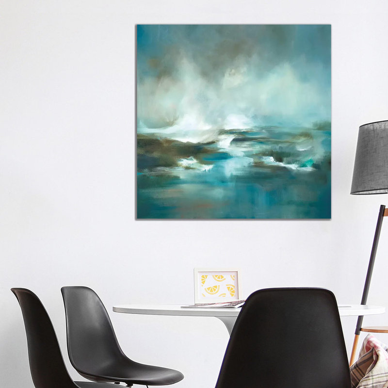 Breaking - Wrapped Canvas Painting, 93.98cm H x 93.98cm W x 1.91cm D