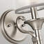 Eisen 1-Light Dimmable Antique Pewter Armed Sconce