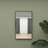 Wooden Minimalistic Wall Mirror with Thin Frame-949114230-949744780