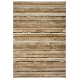 Kronos Cowhide Striped Area Rug