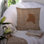 Coussin décoratif intérieur/extérieur en toile jute Stingray