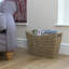 Seagrass Iron Free Standing Magazine Rack