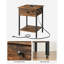 Table de bout avec rangement Sheli