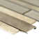 Wave Interlocking Pattern Natural Stone/Glass Mosaic Tile