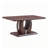 Modern Minimalist Walnut Dark Brown Texture Sticker-Patterned MDF Rectangular Coffee Table. Add a quiet and cozy atmosphere to your home.MDF coffee table,Walnut,Dark Brown textured Sticker,side table