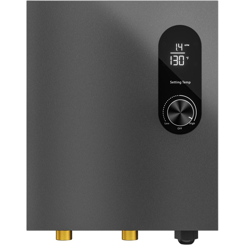 Chauffe-eau électrique instantané de 14 kW avec affichage numérique