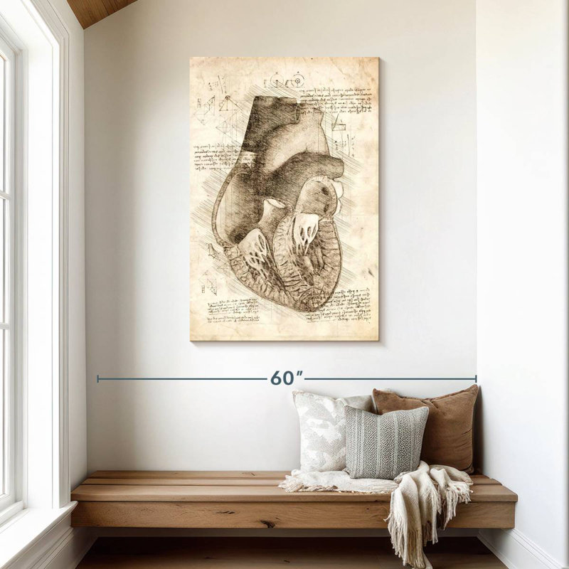 Keiri Human Heart Inside View, 45" H x 30" W