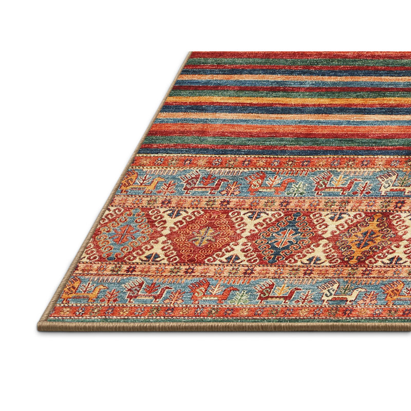 Tapis brun contemporain Maghin, Rectangle 5 pi x 7 pi