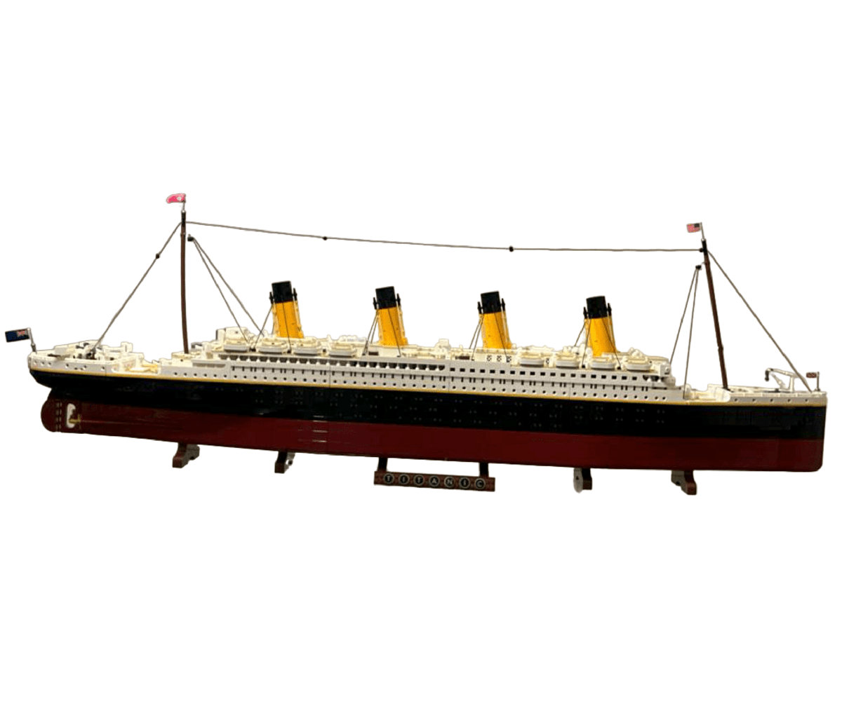 Longshore Tides Avigail Belia RMS Titanic Building Replica Model ...