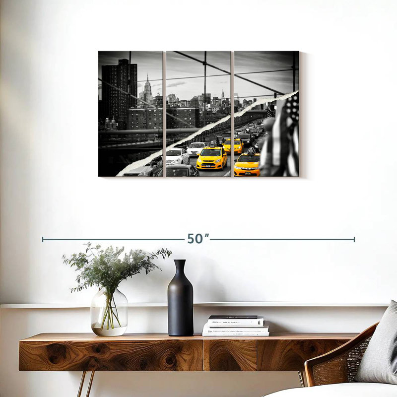 Mehar Dual Torn NYC, 20" H x 33" W
