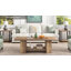  Aitkin Modern 47" W Coffee Table with Storage, Oak-1617039389