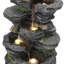Weather Resistant Floor Fountain with Light