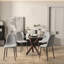 Chaise rembourrée en velours Sera-1243108468