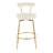 Kayson 25.5" Gold Swivel Upholstered Counter Stools-1129021423