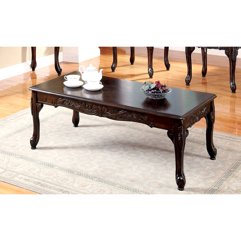 Table basse 3 pièces Pieds cabriole 1 table basse 2 tables de bout