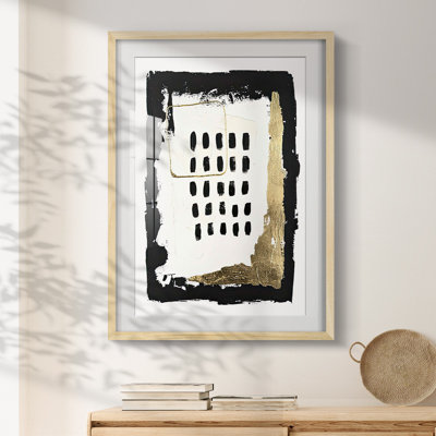 Gold Junction I -Framed Print