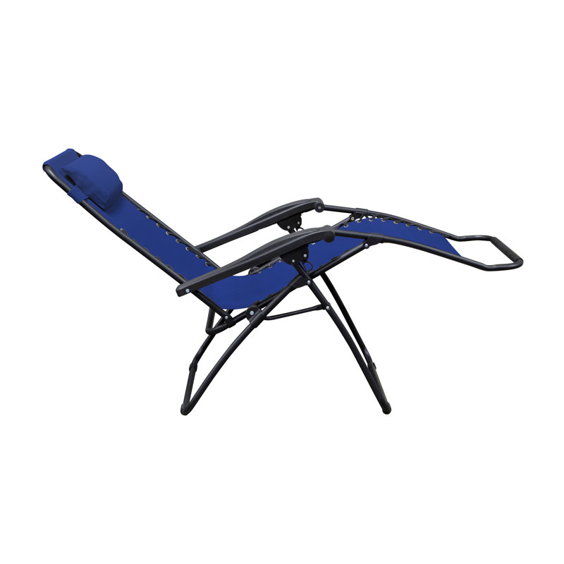Kelli Folding Zero Gravity Chair, Blue