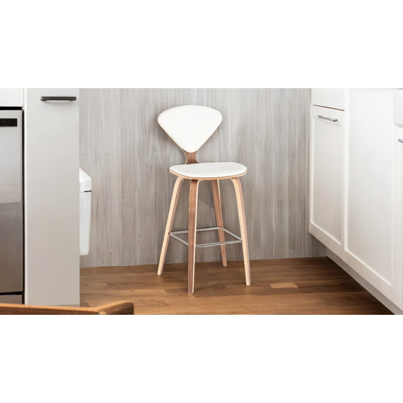 Tabouret de comptoir 26 po Keimarion, Blanc