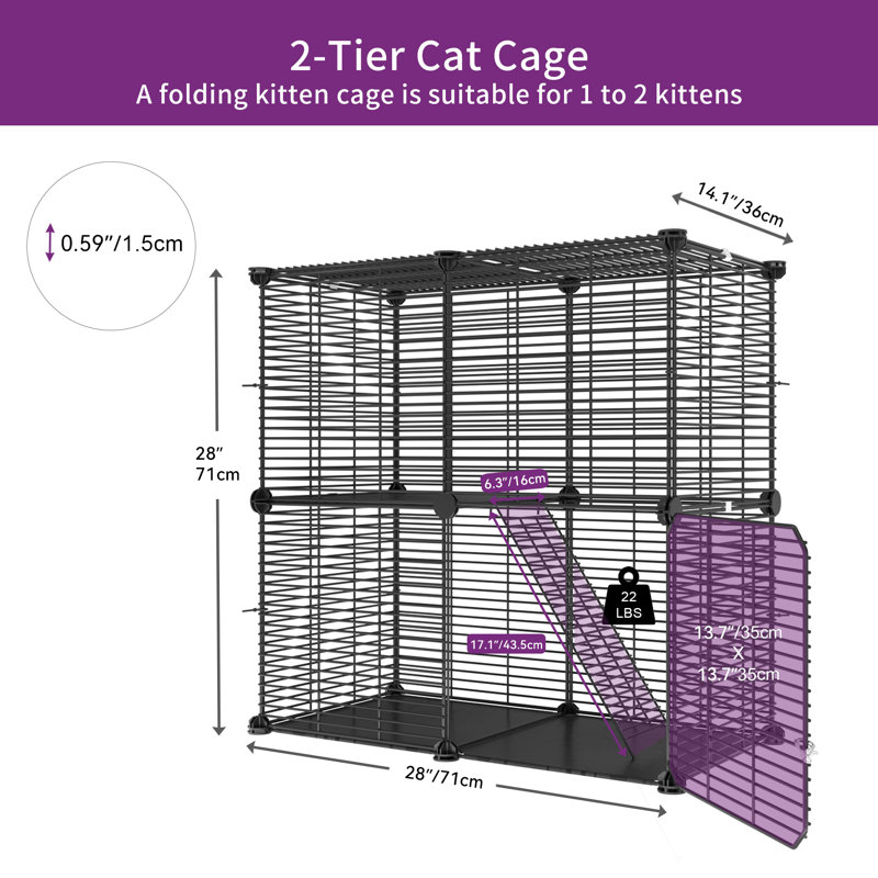 Cage à chat Dulvert