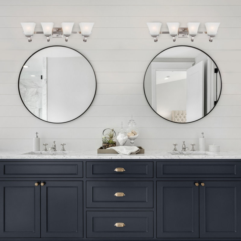 Éclairage pour meuble-lavabo en nickel satiné Bendigo, 4