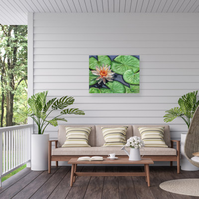 Toile d'extérieur David Stribble Water Lily