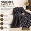Ribbed Throw Blanket – Soft, Lightweight & Cozy Home Décor Throw-1888153843-1888153845
